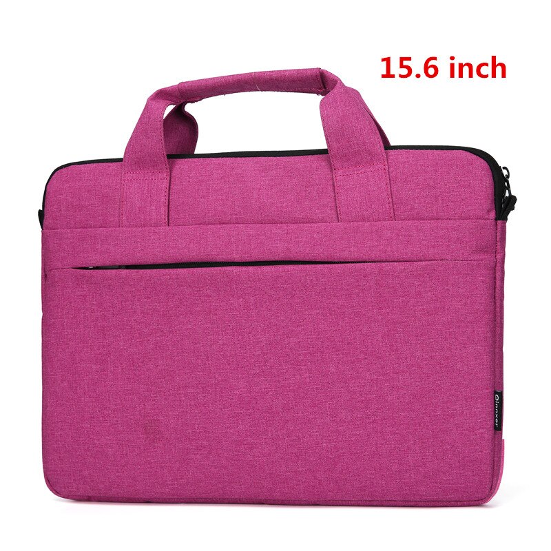 Thin Section Laptop Briefcase Men Women Portable Document Bag Travel Liner Package Ipad Phone Storage Pouch Accessories Supplies: Rose Red 15.6inch