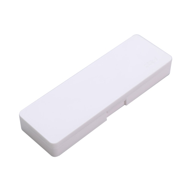 Plastic Pencils Pens Case Stationery Storage Box Organizer For School Office College Pencil Box For Students Special Offer: white