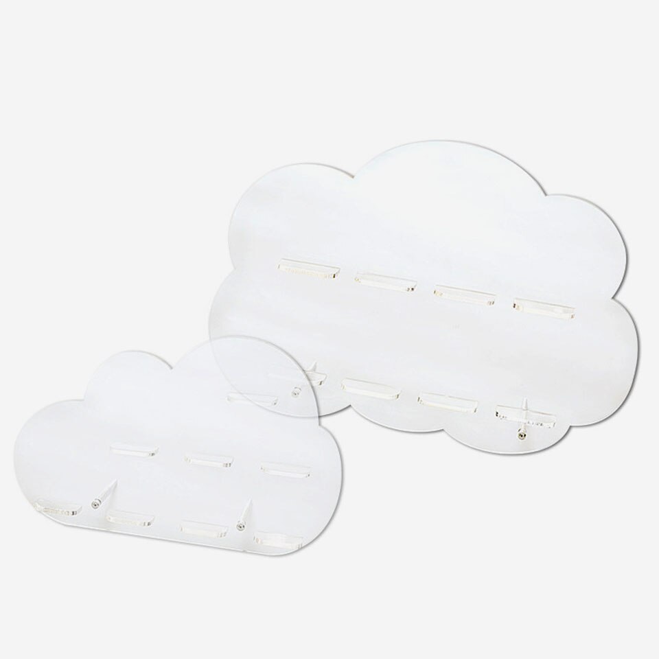 Transhome Cupcake Stand Transparante Kleine Cloud Dessert Rack Macaron Biscuit Display Rack Bruiloft Verjaardagsfeestje Decoratie Rek