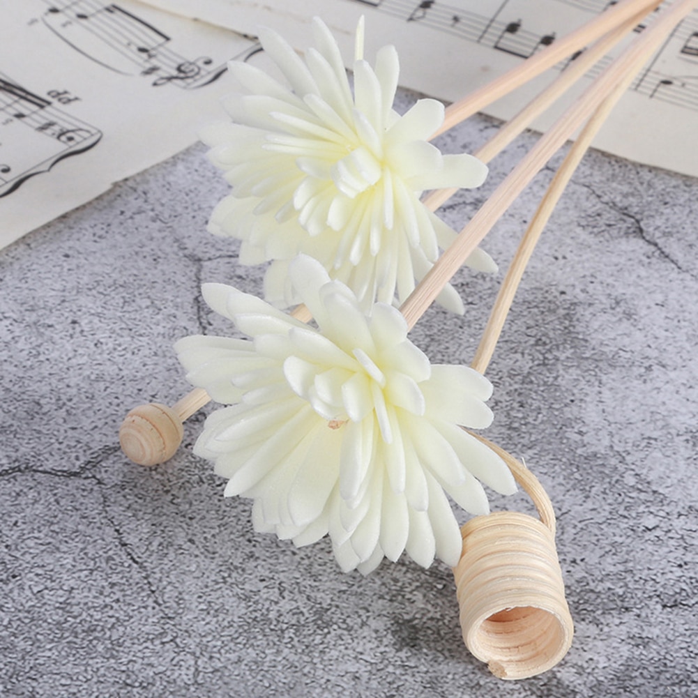 5 Pcs Kunstmatige Bloem Rotan Geur Diffuser Vervanging Stok Diy Handgemaakte Home Decoratie Eenvoudige Stijl Rotan Oc24