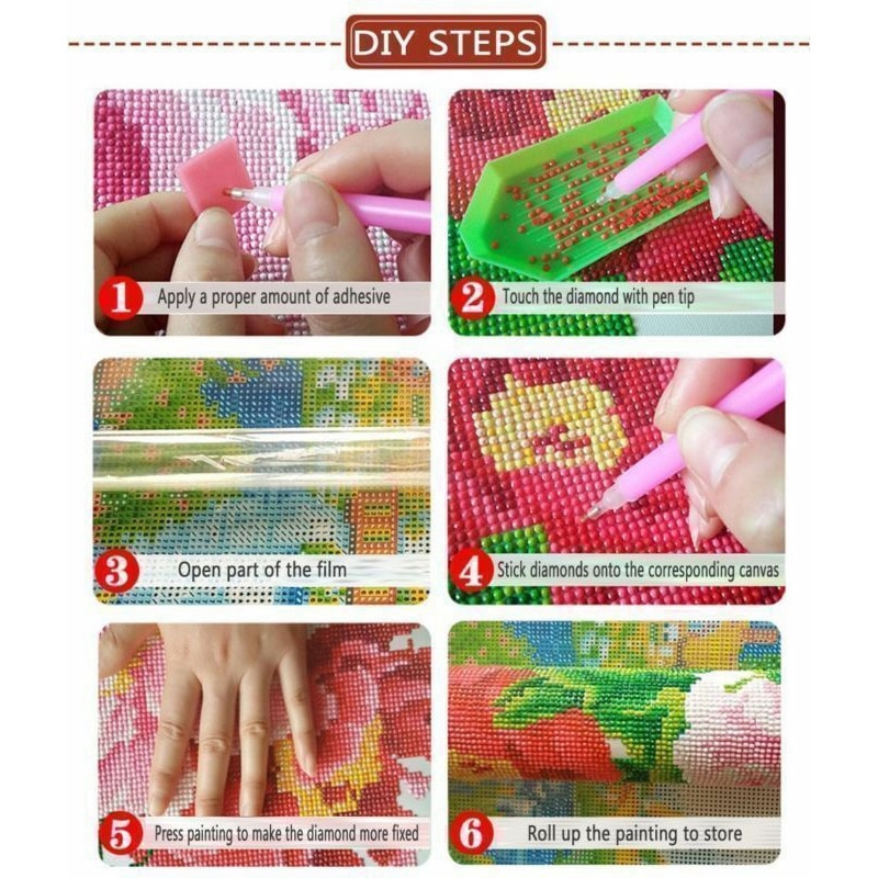 Mysterious Purple Eye 5D Diy Diamond Painting Embroidery Cross Stitch Kit 40x30cm