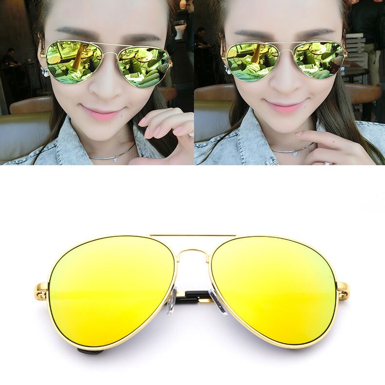 1.499 CR-39 Mirror Coating Tinted Sunglasses Prescription Optical Lenses Anti-Glare Polarized Lenses Polarized Lens: Gold