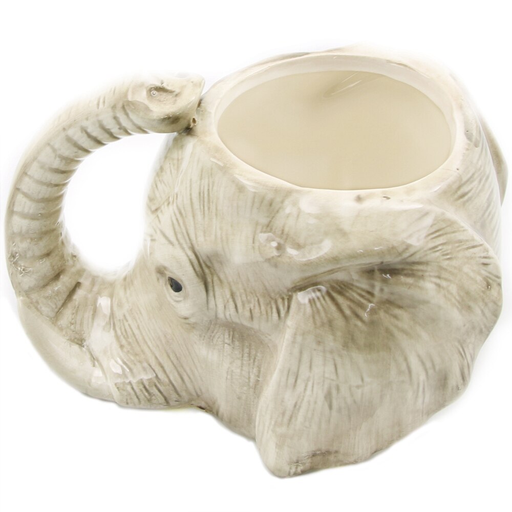 1 Stuk Wildlife Dier Koffie Mok Wilde Olifant Adventure 3D Olifant Mok Keramische Olifant Cup Schattige Kantoor Mok