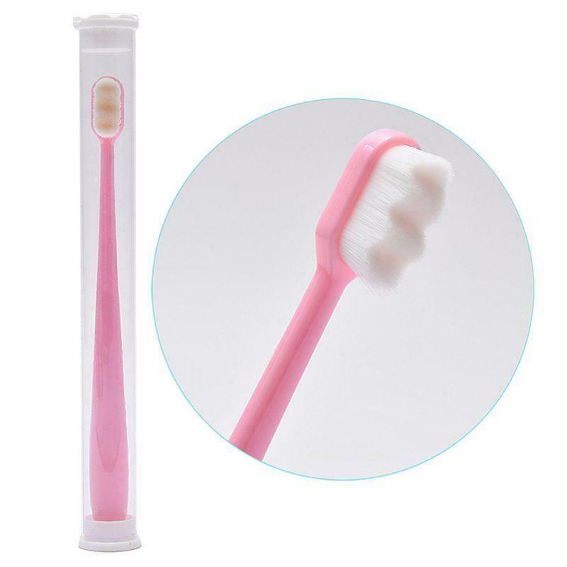 Travel Portable Million Toothbrush Ultra-fine Soft Toothbrush Eco-friendly Dental Whitening Brush Oral Care Clean Toothbrush