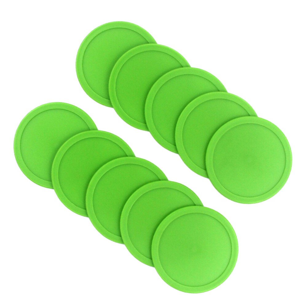 20 stk air hockey pushers pucker air hockey bord mini ishockey brikke luftfjæring tilbehør ball sport verktøy for utendørs: 20 stk