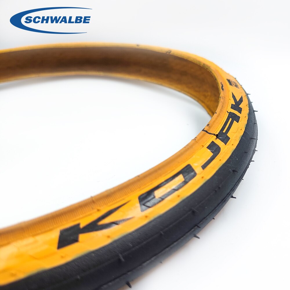 Neumáticos plegables Schwalbe KOJAK Marathon Racer ONE, 32-349, 16 pulgadas, 16x1, 1/3, ultraligeros, color amarillo, 35-349