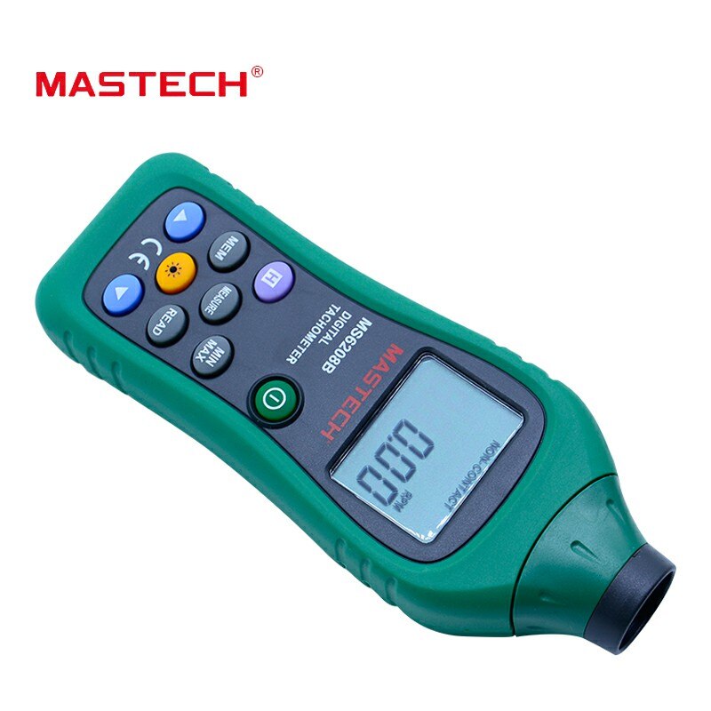 MASTECH MS6208B Non contact Digital Tachometer RPM Meter Tacometro Rotation Speed 50RPM-99999RPM 100 Data hold