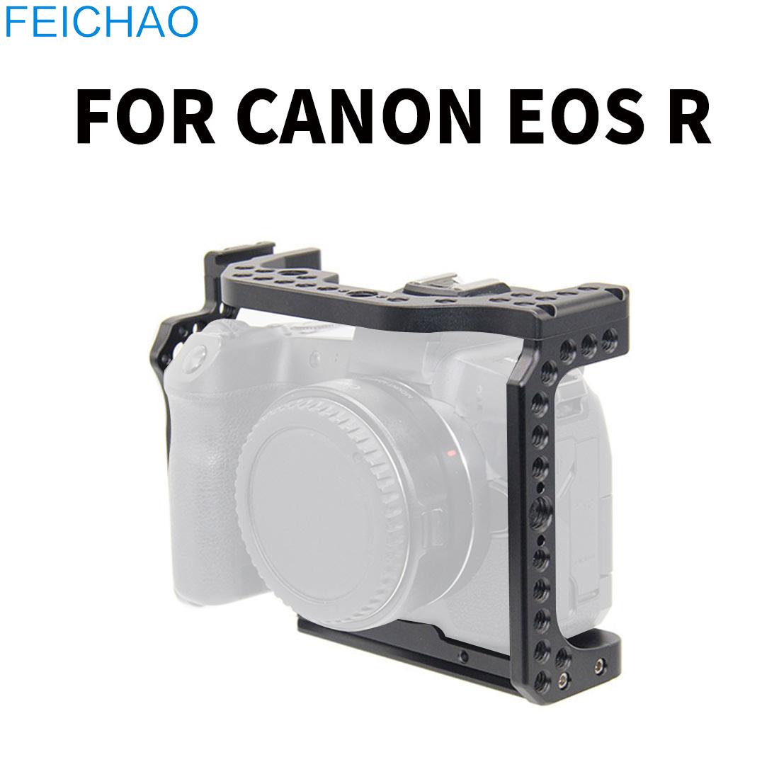 Eosr Camera Kooi Video Film Movie Rig Stabilizer Houder Voor Canon Eos R Full Frame Ildc L Plate Bracket Statief mount Handgreep