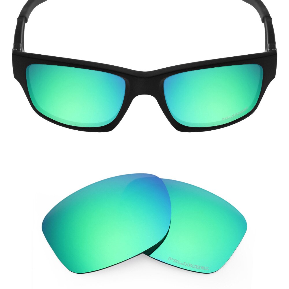 Mryok + polarizado resistir mar lentes de recambio para Oakley Jupiter cuadrado gafas de sol verde esmeralda