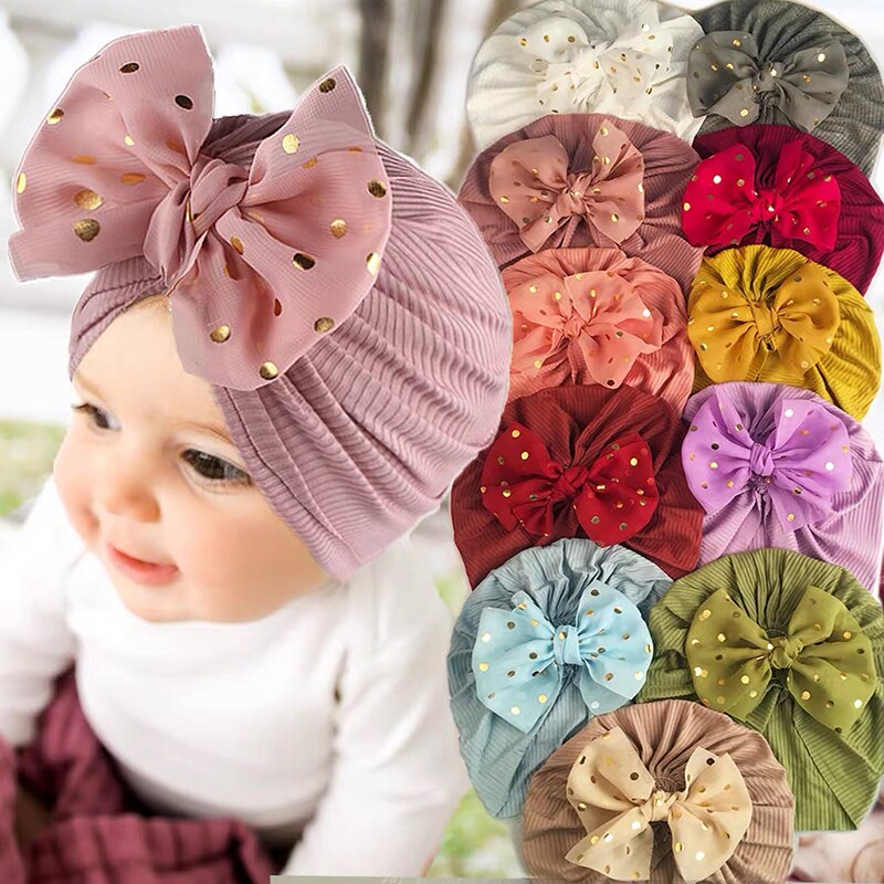 Neue Gewinde Baby Kopfschmuck Wilden Bogen Haar Band Elastische Elastische Stirnband Baby Mädchen Kleinkind Haar BöGen Turban