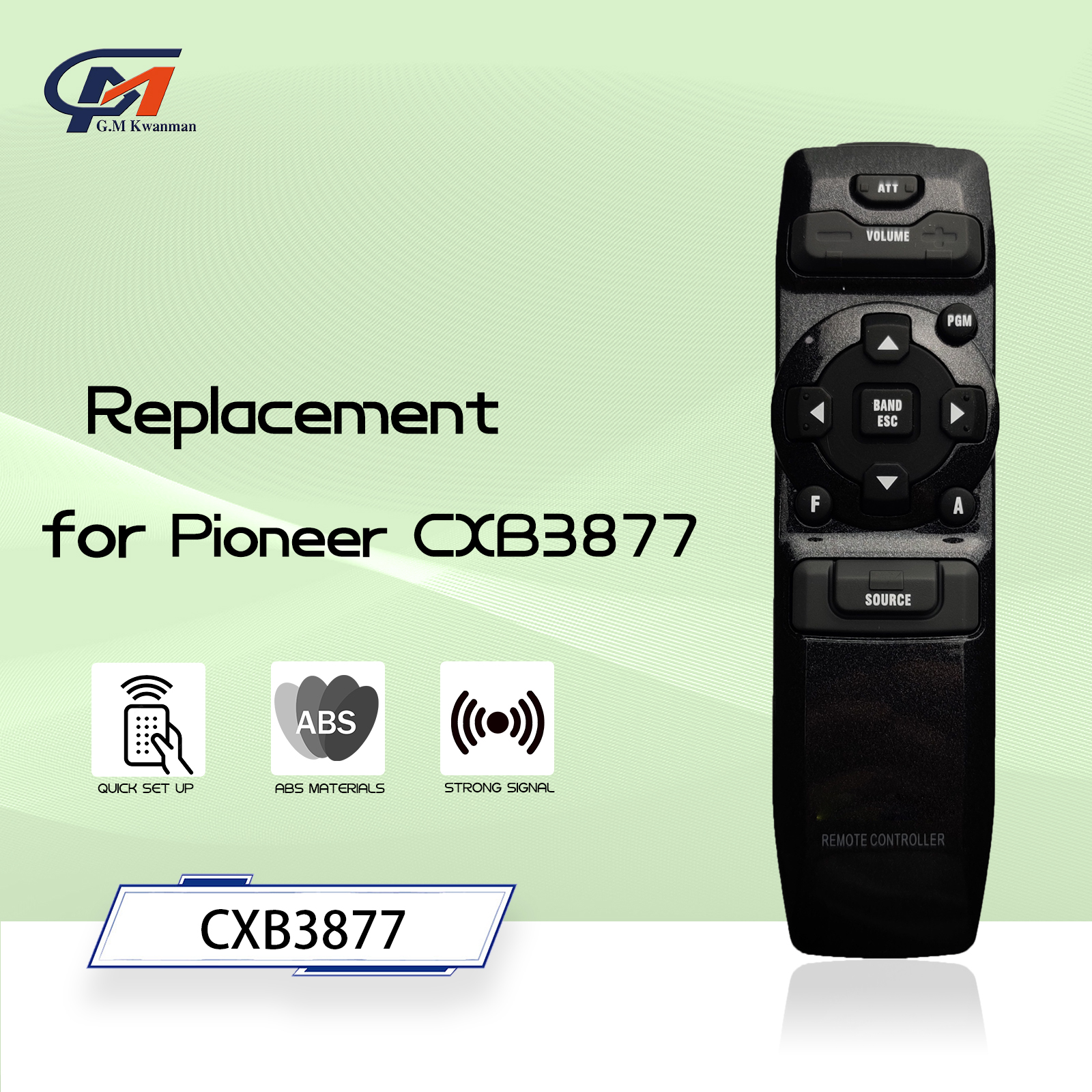 CXB3877 Remote Control for Pioneer Multi-CD Dsp MD Receiver Player AVIC-90DVD DEH-635 DEH-636 DEH-59DH CXB1160 CXB9118 CXB1160