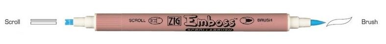 ZIG Kuretake bolígrafos en relieve bolígrafos de pegamento rollo de caligrafía y pincel fino y cincel Japón: 5100