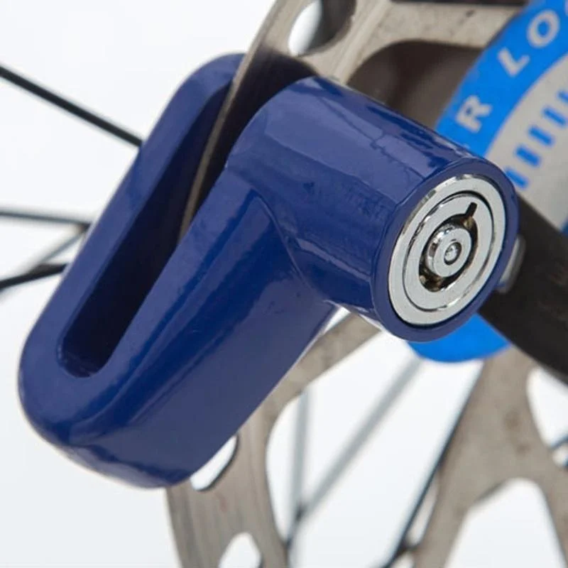 Motorcycle Bike Anti-Theft Wheel Disc Brake Lock, Safety Disc Wheel Lock, Mountain Road Bike Padlock with Keys