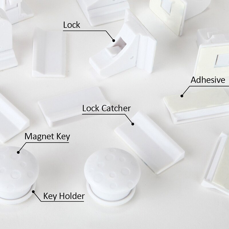 Magnetische Kind Lock Kids Bescherming Baby Veiligheid Lock Lade Klink Kast Deurslot Limiter Kinderen Veiligheidssloten