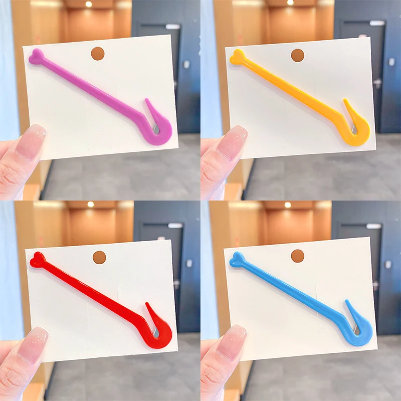 Nuevas herramientas para quitar bandas de goma para el cabello, cortador de goma para no daña la cabeza de salón, cuchillo para cortar, accesorios de estilismo, colores mezclados