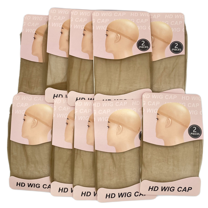 20-delige HD dunne pruikdop - transparant en onzichtbaar - pure pruikdop voor HD-pruiken - pruikaccessoires