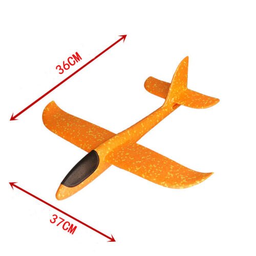 36 Cm Diy Hand Gooi Flying Zweefvliegtuig Vliegtuigen Speelgoed Voor Kis Kinderen Foam Vliegtuig Model Flying Zweefvliegtuig Vliegtuig Outdoor Game speelgoed