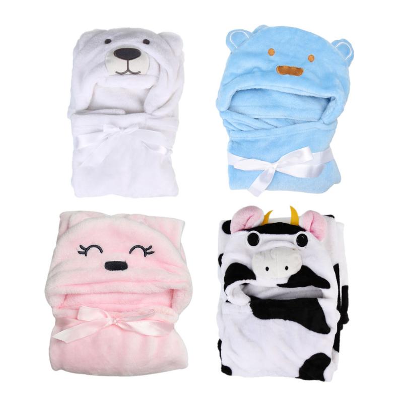 Baby Badjas Leuke Animal Cartoon Baby Deken Kids Hooded Badjas Peuter Baby Badhanddoek Pasgeboren Baby Deken Kinderen Handdoek