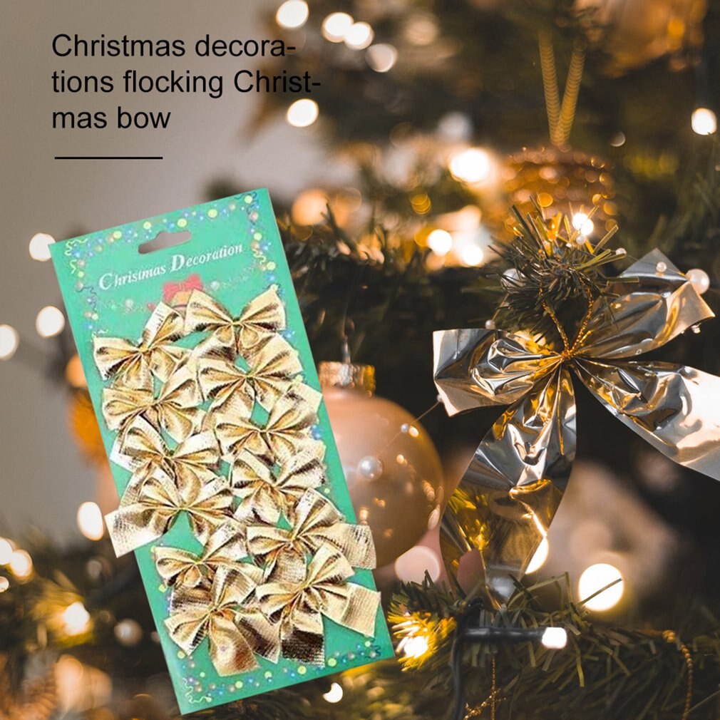 Kerstbenodigdheden rood goud zilver kerstversiering flock kerststrik kerstboomversiering