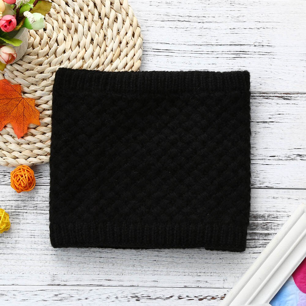 Foulard épais pour hommes et femmes, écharpe de cou, polaire intérieure, écharpe de snob, élastique, collier pour enfants, # es