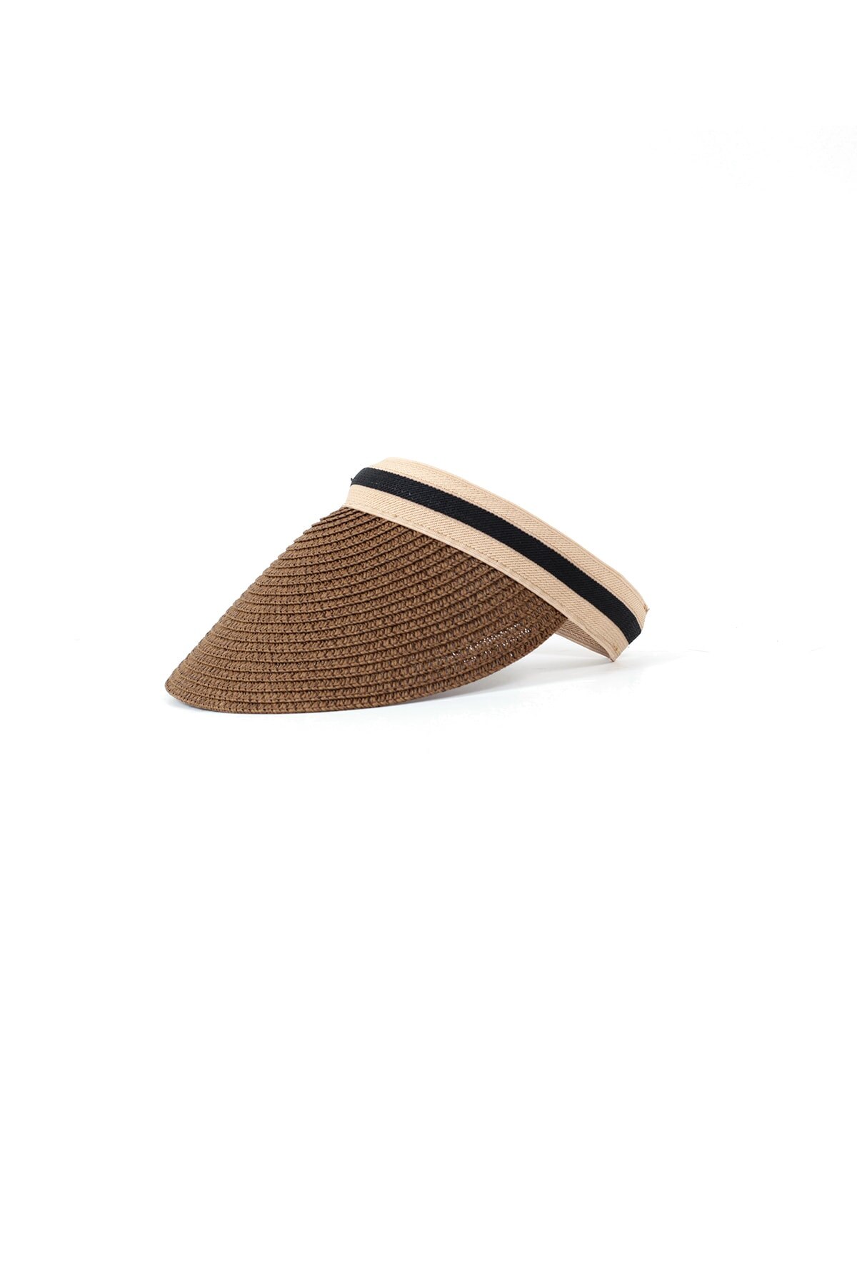 Pink Straw Visor Hat Tennis Hat Caps Men Women Adjustable Sports Headband Classic Sun Visor Hat: Khaki