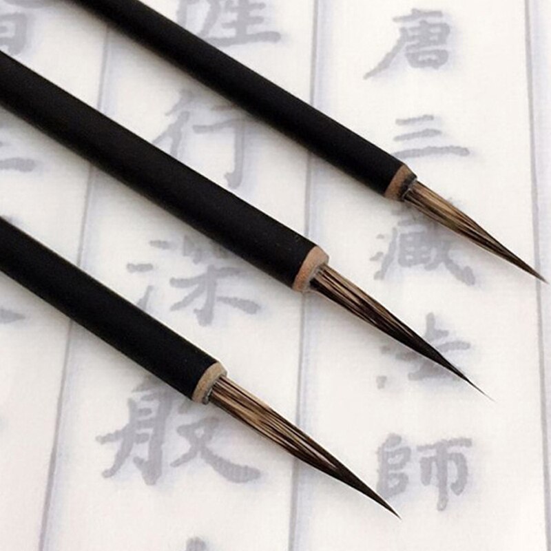 Blækbørste pen til akvarel kinesisk tegning grævling hår kunst håndværk