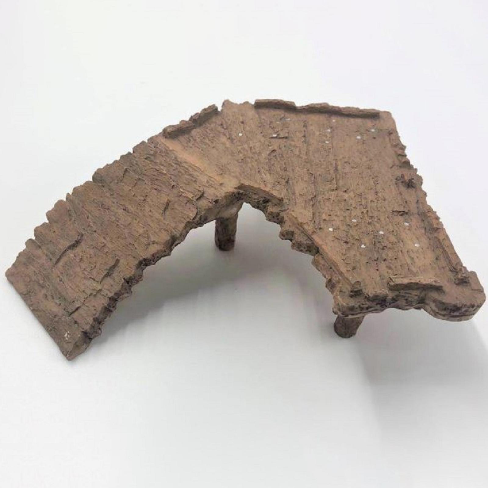 Aquarium Resin Turtle Terrapin Dock Tortoise Basking Platform with Ramp for Frog Terrapin Supplies Eco-Friendly Durable Premuim: 21.5x7x6cm A