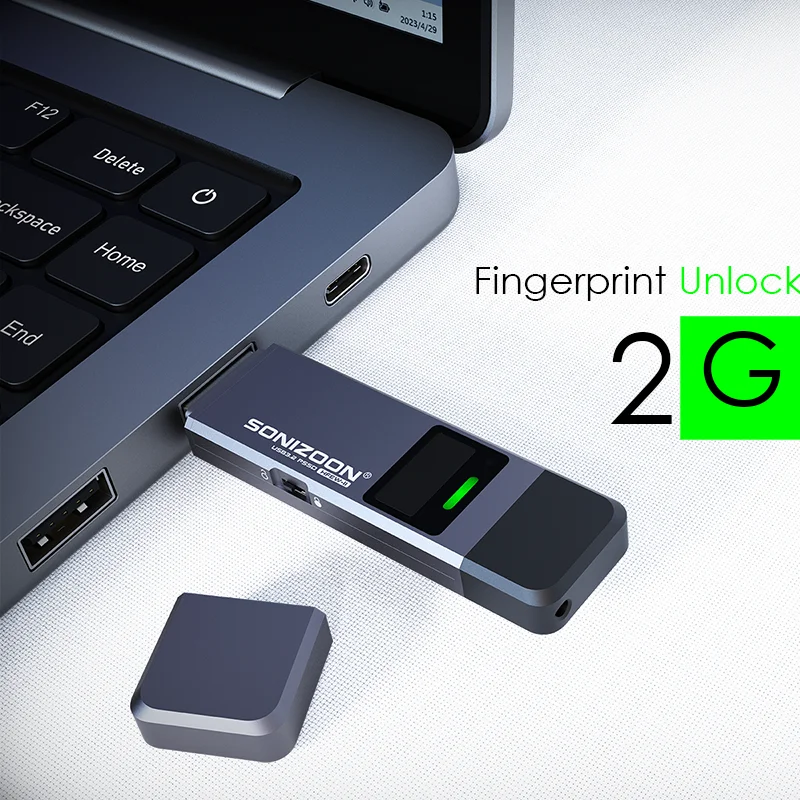 《Brazil》2G Fingerprint Encryption Solid State USB Flash Drive1TB/512GB/256GB Protection Data Privacy Usb флешка Pendrive