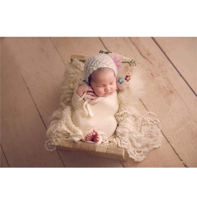 Puntelli fotografia neonato coperta fotografia bambino sfondo pizzo avvolgere fasce accessori per Studio fotografico