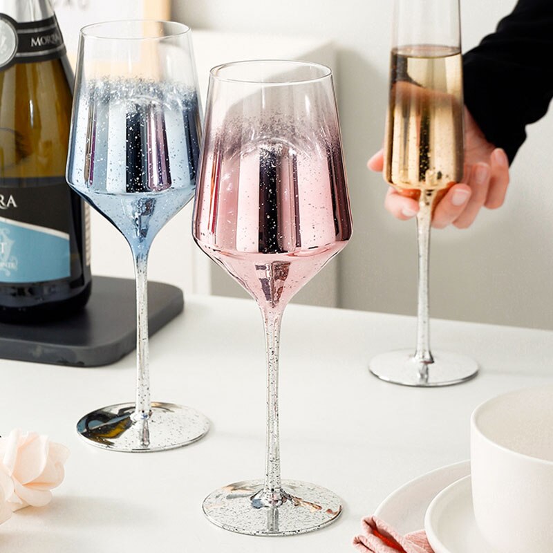 200Ml-480Ml Transparante Sky Kristal Champagne Glas Rode Wijn Bordeaux Beker Collectie Niveau Cup Party Bar