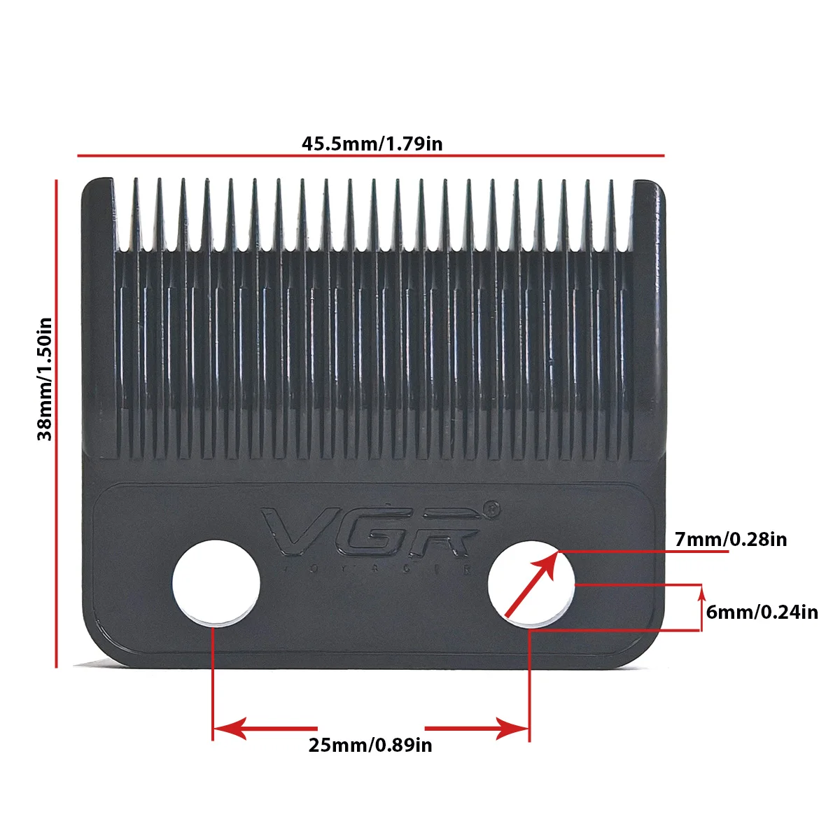 VGR V003 Original DLC FADE Blade V640 V270 Hair Clipper Blade Trimmer Replacement Cutter Head Barber Accessories