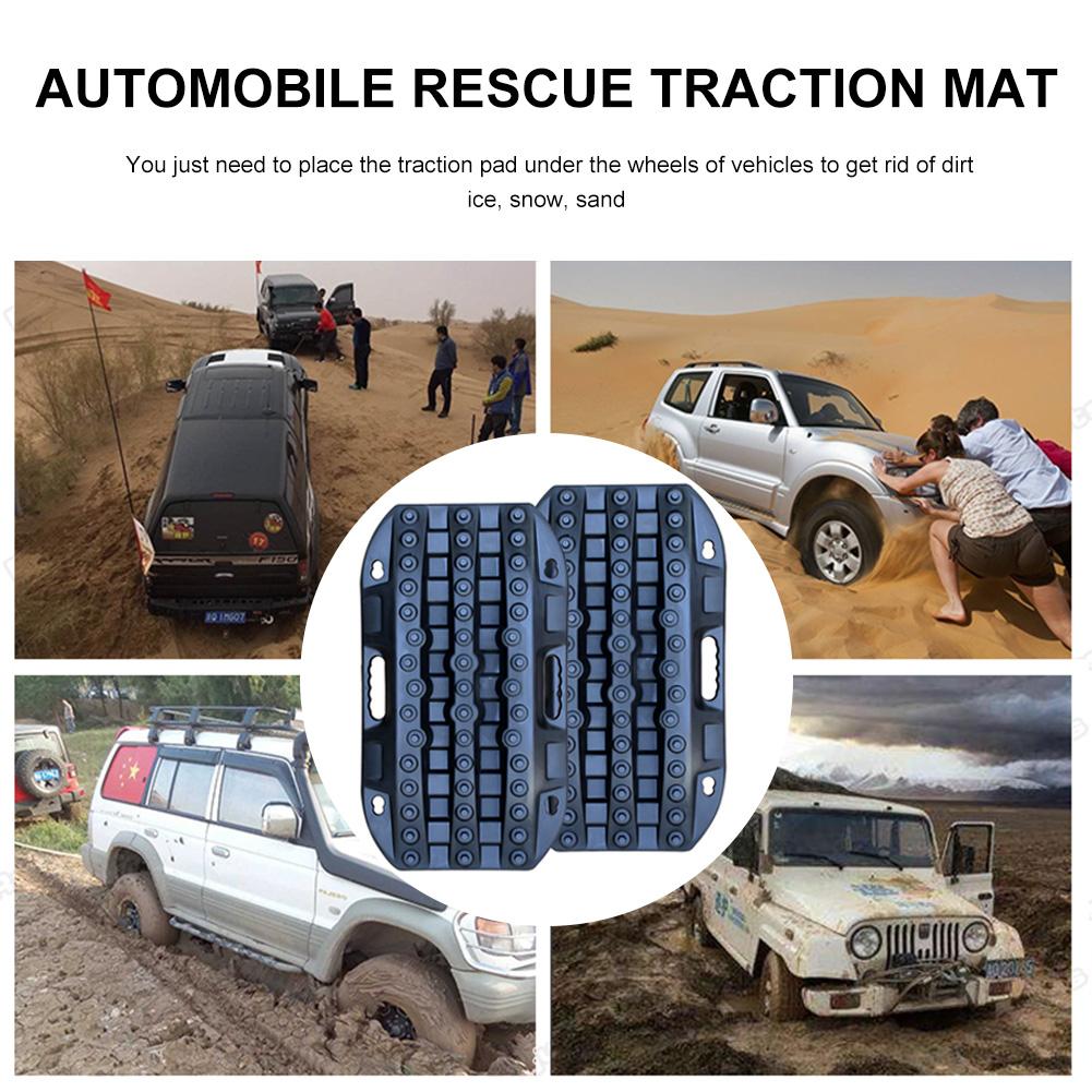 Universal- Auto Griff Spuren Traktion matt Erholung Spuren Traktion matt Anti-Unterhose Spur Reifen Leiter Für Sand Schlamm Schnee