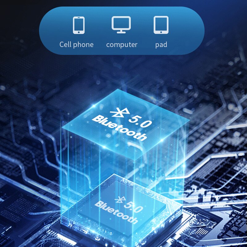 Wireless Gaming Mouse Bluetooth 5.0+2.4G Mouse Gamer Rechargeable 2400DPI Optical Ergonomic Computer Mouse Wireless For Laptop