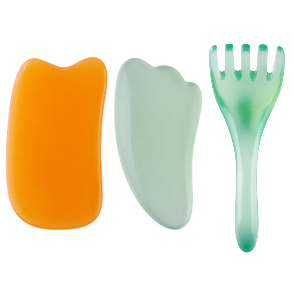 Gua Sha Scraping Massage Tool Body Massager Guasha Board SPA 5 Teeth Scraper for Face Body Arm Beauty Massage Tool