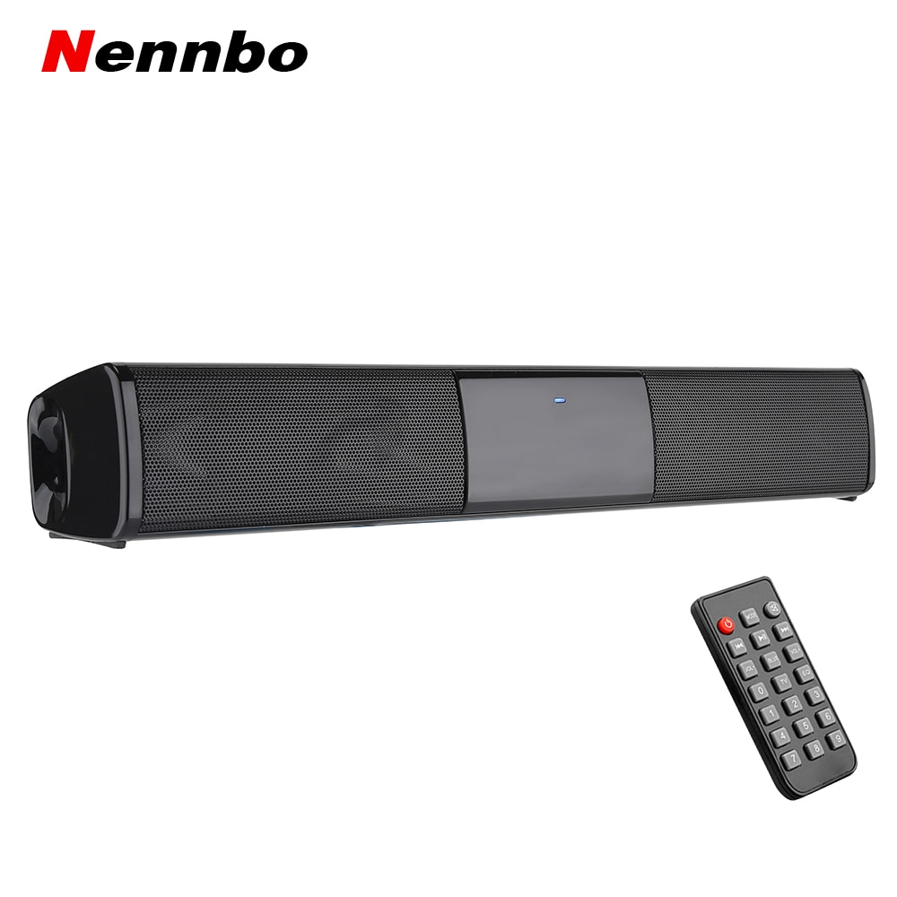 20W Wireless Bluetooth Soundbar Stereo Speakers Hifi Home Theater TV Sound Bar Surround Sound System AUX TF FM Radio Column