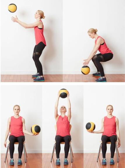 1kg/pcs Fitness Balls medicine ball gravity ball Gym ball For waist abdomen rehabilitation training