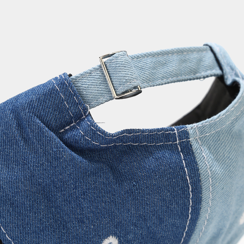 Cappelli coreani da cowboy per uomo e donna cappellini a tesa morbida berretti da baseball alla moda a tesa curva cappellini anca-salto da strada