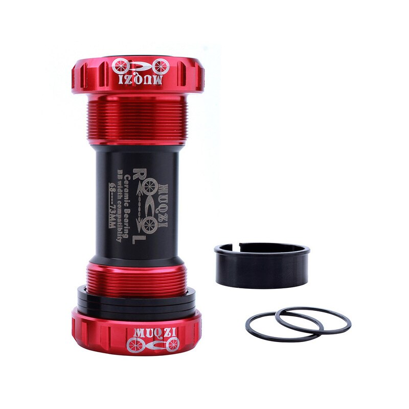Keramische peilin-as trapas mtb racefiets mountainbike fiets trapassen 68/73 bb schroef/draad type trapas