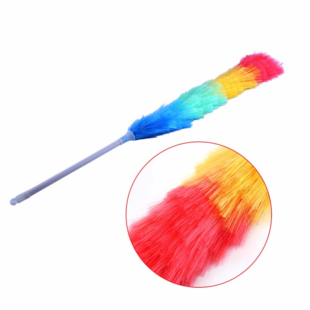 Long Soft Magic Feather Duster Household Colorful Cleaning Dust Dusters for Cabinets Cosets Wardrobes