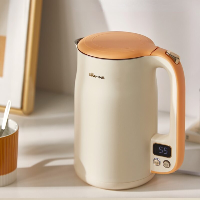 Bear Variable Temperature Electric Kettle 1.7L Tea Coffee Keep Warm Function Boil-Dry Protection Kitchen Appliances ZDH-C17V3