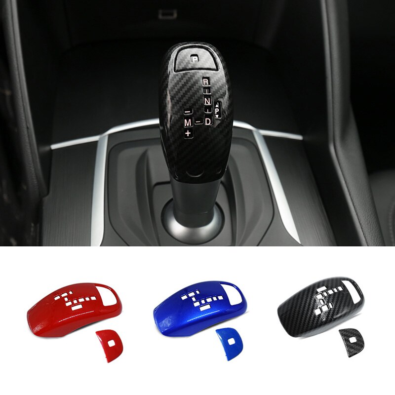 Capa de engrenagem alavanca de mudança de engrenagem decoração remendo para alfa romeo giulia stelvio acessórios de decoração interior