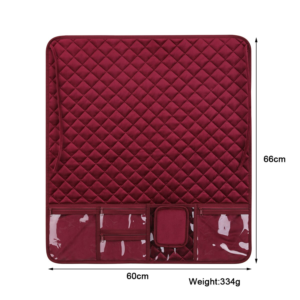 red Sewing Machine Pad Organizer Home Mat with bag Waterproof Dust Resistant Sewing Accessories Sewing Machine Table Protective