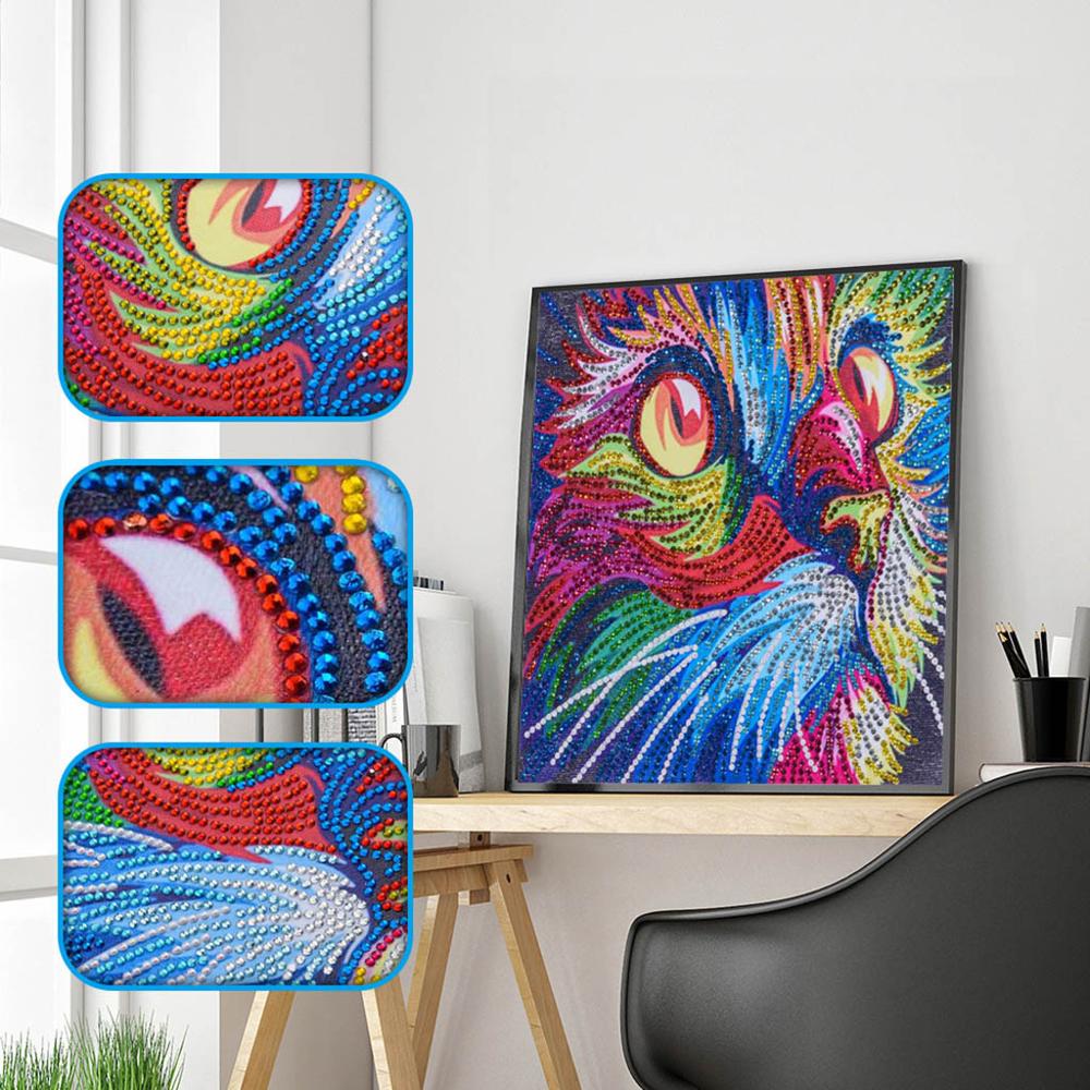 Special Shape Diamond Painting DIY 5D Part Diamond Cross Stitch Kit Crystal Rhinestone embroidery Art: 7