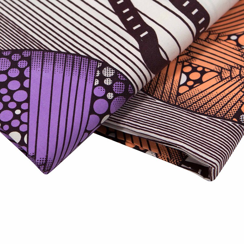 Pagne Afrikanischen Wachs Stoff Polyester 3/6 Meter Druck Bunten ankara Wahre Echt Wachs Für Hochzeit