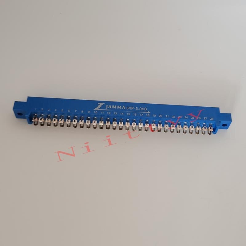 10PCS/Lot 28pin Blue Female Jamma Edge Connector for Arcade game machine/arcade parts