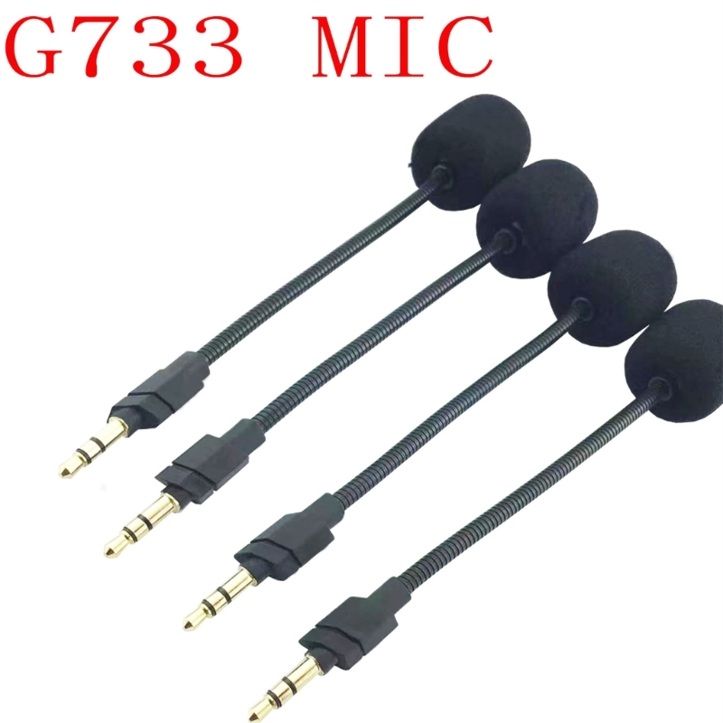 Replacement Mic for G733 Gaming Headset Noise Reduction Headset 3.5mm Detachable Headsets Microphone Replacement