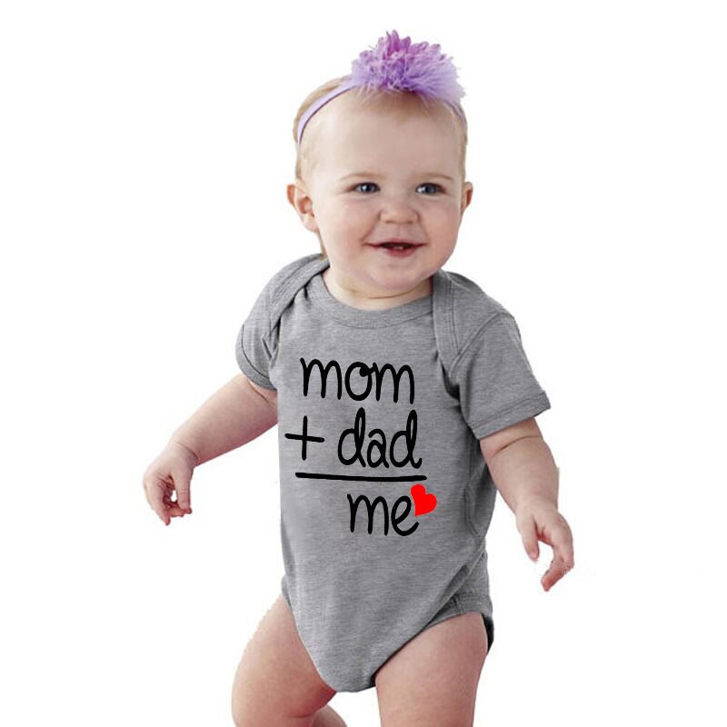 Bebê recém-nascido bodysuit roupas de verão meninos meninas macacão carta manga curta algodão roupas infantis 0-18m para presentes das crianças