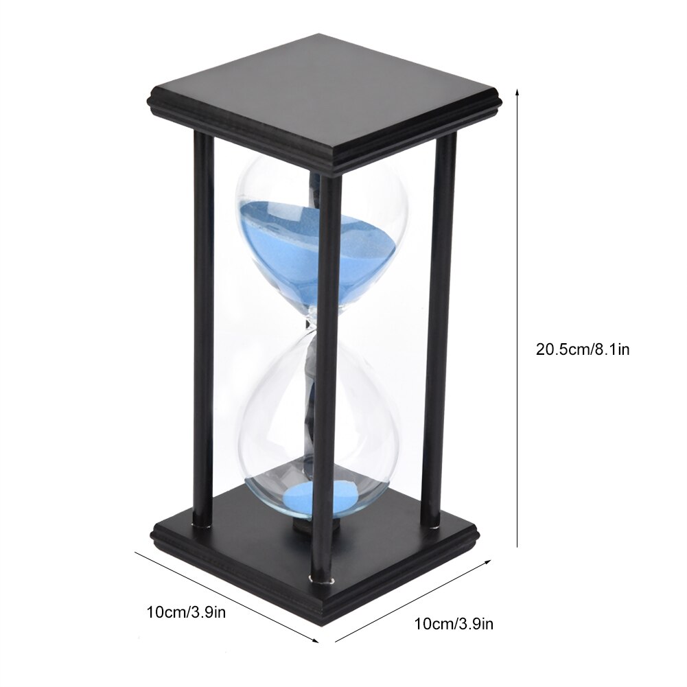 30 Minutes Wooden Hourglass Glass Hourglass Timer Clock Home Kitchen Cooking Office Decoration Christmas: Default Title