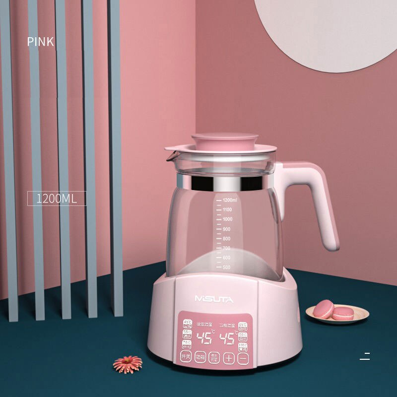 Melk Dispenser Thermostaat Glas Warm Water Fles Intelligente Automatische Baby Melkpoeder Boiler Isolatie Melk Warmer