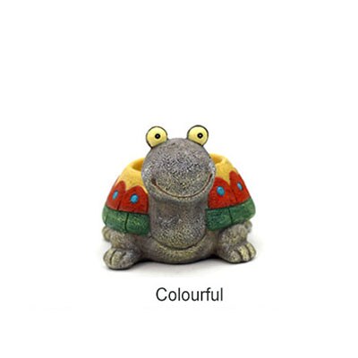 Animal Shaped Cartoon Flower Pot Cute Turtle Vase Pot Home Decoration for Succulent Plants Office Ornament Desktop Animal Vase: Red
